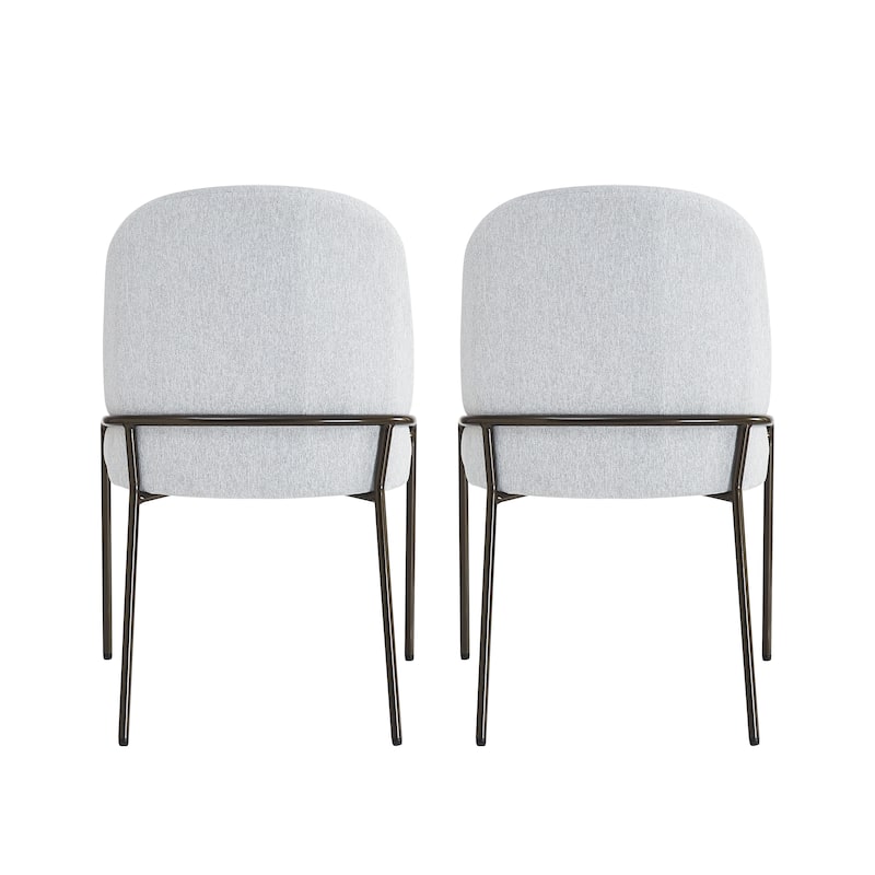 Christopher Knight Home - Marden Modern Upholstered Dining Chair Set with Curved High Back - Set of 2