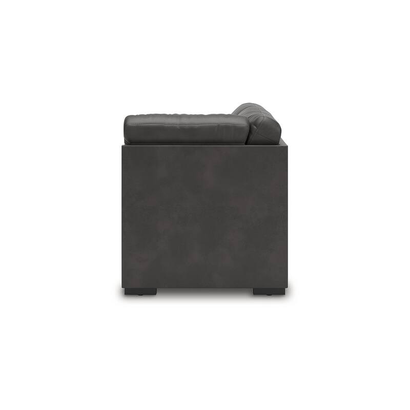 Signature Design by Ashley Dara Park Gray 2-Piece Sectional with Chaise - 124" W x 87" D x 40" H
