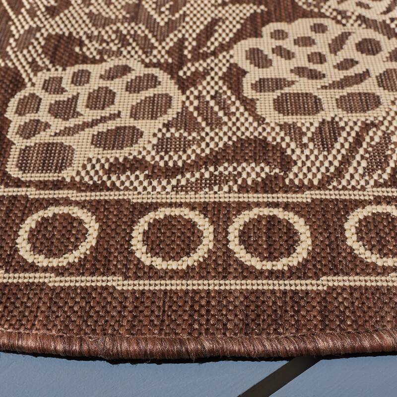 SAFAVIEH Courtyard Terry Indoor/ Outdoor Waterproof Patio Backyard Rug