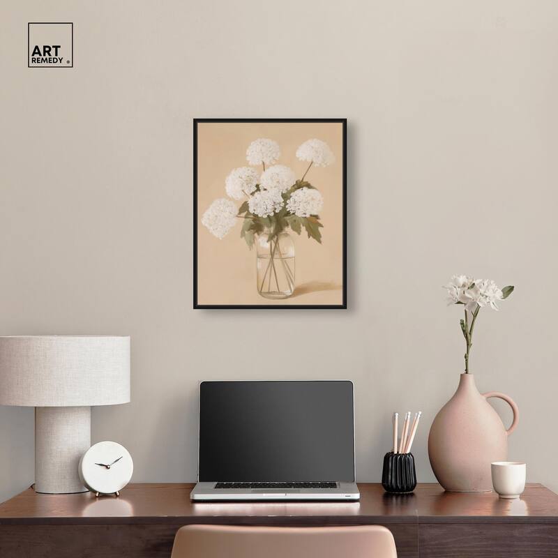 Lace in a Vase II Canvas by Art Remedy