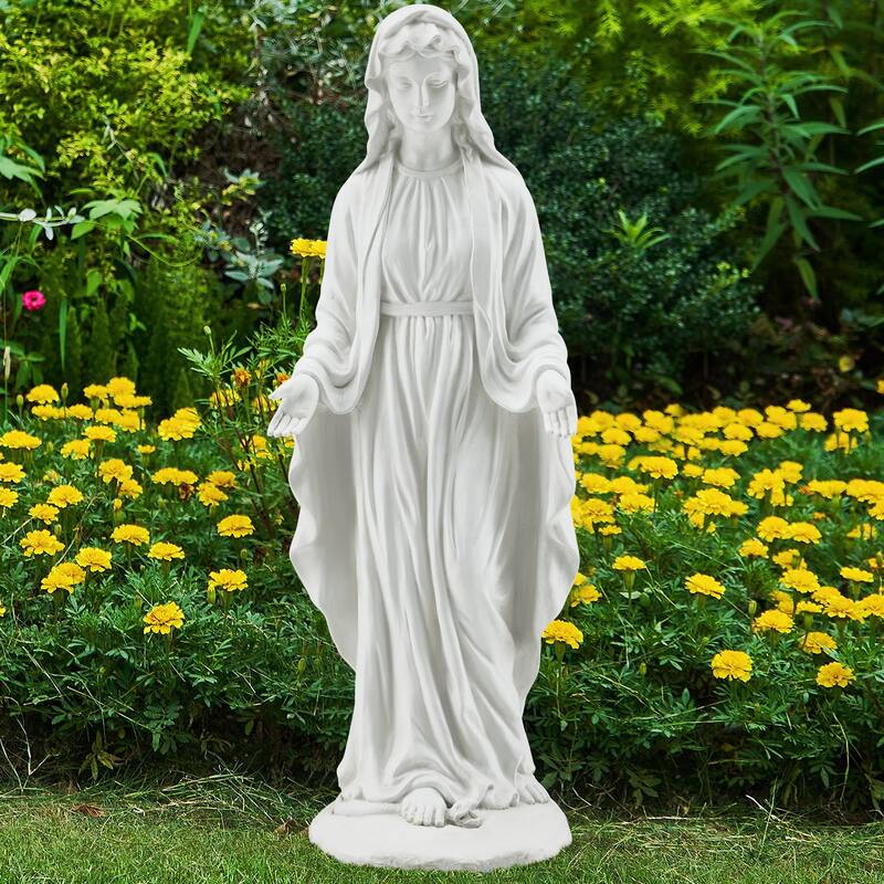 EROMMY Outdoor Religious Statue - Waterproof Garden Decor for Patio, Porch, and Courtyard