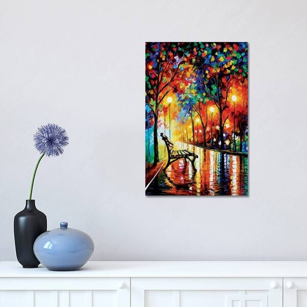 Icanvas The Loneliness Of Autumn By Leonid Afremov Canvas Print On Sale Overstock 12753394 Artworks created and signed by leonid afremov; icanvas