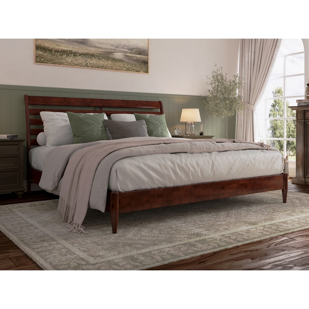Savannah Solid Wood Low Profile Platform Bed