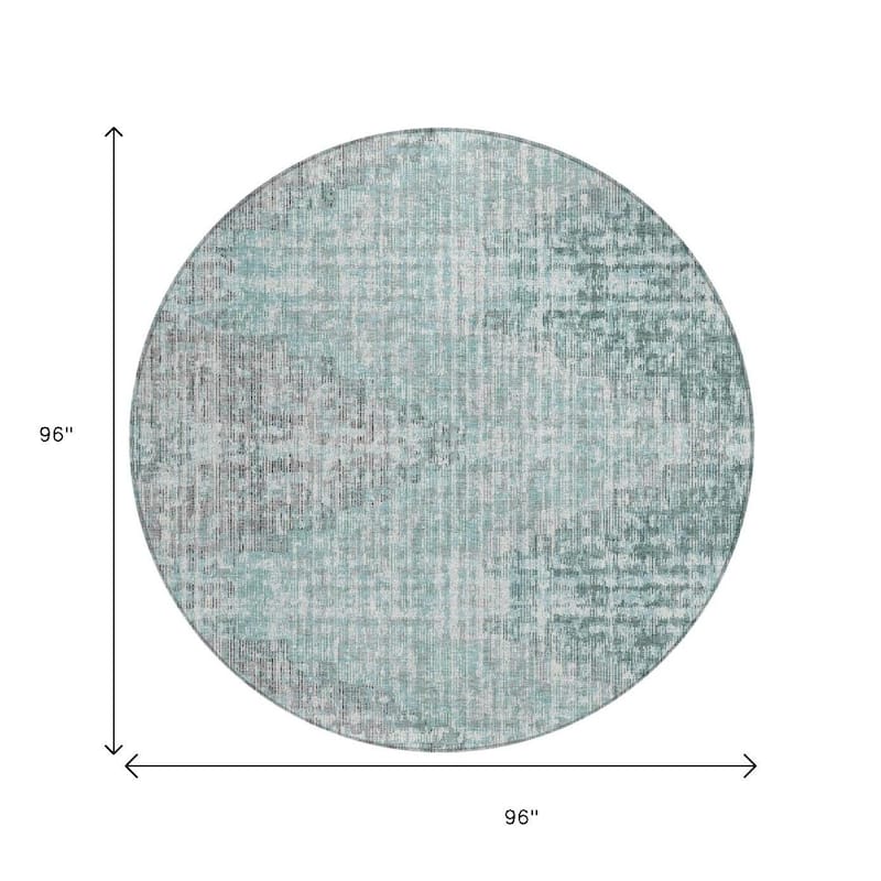 HomeRoots Geometric Transitional Rectangle Outdoor Rug