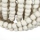 preview thumbnail 9 of 8, Coasa Mid-Century Modern Gold Chandelier Boho 2-light Semi-flush Mount Lights with Wooden Beads - D14'' x H14''