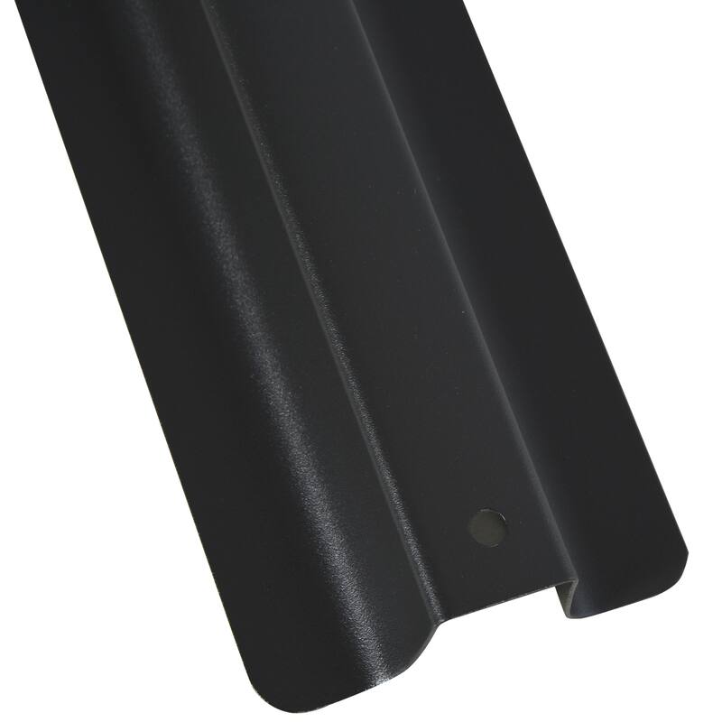 Outsunny Umbrella Stand Fitting 48mm Poles and Steel Base with 4 Fillable Plastic Weights, 4 Gal. Capacity Each, Black