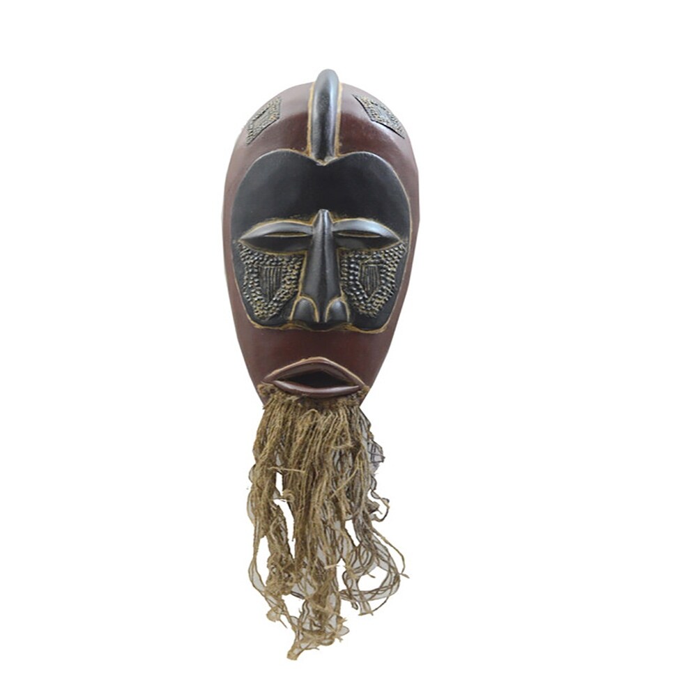 Shop Handmade Jute Beard Tribal Mask Ghana Overstock 3295434