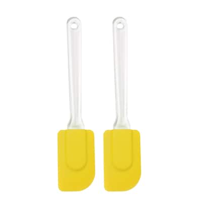 2pcs Flexible Silicone Spatula Heat Resistant Non Stick Cooking - 9.6" x 1.9"(L*W)