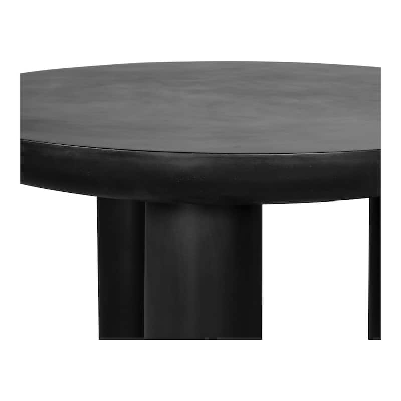 Aurelle Home Rotan Modern Concrete Double Pedestal Dining Table