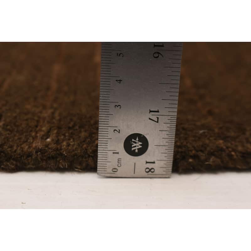 ECARPETGALLERY Hand-knotted Opulence Brown Silk, Wool Rug - 9'11 x 10'0