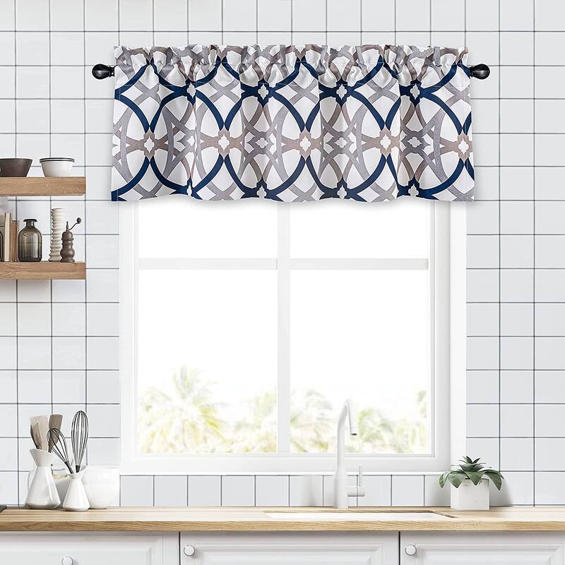 DriftAway Alexander Spiral Geo Trellis Pattern 3 Pieces Kitchen Set