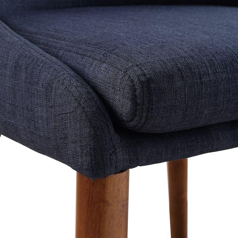 Palmer Mid-Century Modern Fabric Dining Chair in 2 Pack
