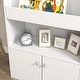 preview thumbnail 8 of 6, The modern design complements any nursery, bedroom, or playroom decor Storage Cabinet-White - 23.5" L x 11.5" W x 39.25" H