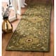 SAFAVIEH Handmade Antiquity Philomena Traditional Oriental Wool Rug - 2'3" x 12' Runner - Olive