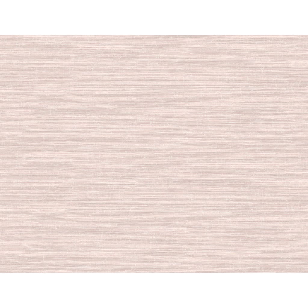 A-Street Prints Tiverton Blush Faux Grasscloth Wallpaper