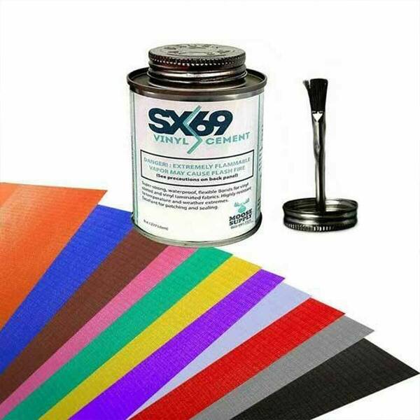 slide 2 of 55, Moose Supply Inflatable Bounce House Vinyl Repair Kit with SX69 Glue