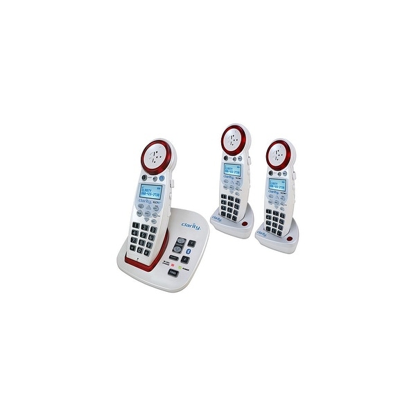 Clarity 59364.001 XLC7BT Amplified Cordless Phone with (2) Expandable XLC7HS Handsets. Opens flyout.