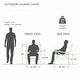 preview thumbnail 44 of 62, Cambridge Casual Lowell 5-Piece Indonesian Teak Outdoor Conversation Set