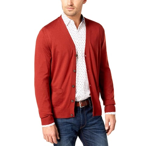 Buy Size L Red Men's Cardigan Sweaters Online at Overstock | Our Best ...