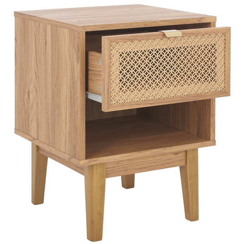 SAFAVIEH Katsuji 1-Drawer 1-Shelf Nightstand