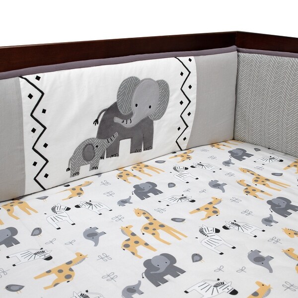 elephant crib bumper