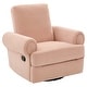 preview thumbnail 62 of 75, Christopher Knight Home - Thorne Chenille Swivel Recliner Rocker Chair with Adjustable Backrest