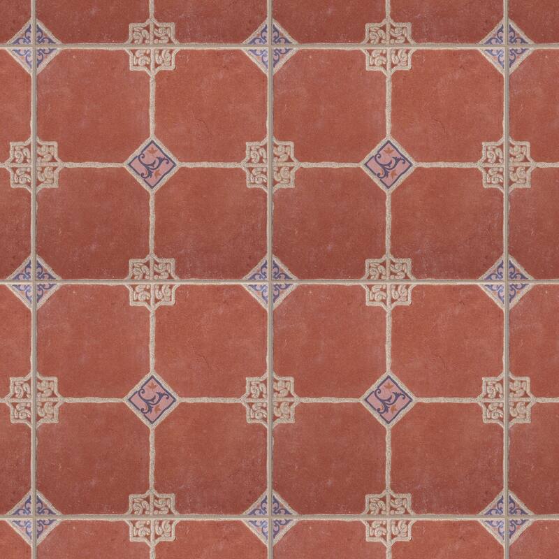 Merola Tile Sevilla 17-3/4" x 17-3/4" Ceramic Floor and Wall Tile