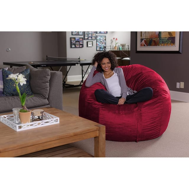 5-foot Bean Bag Chair Large Memory Foam Bean Bag