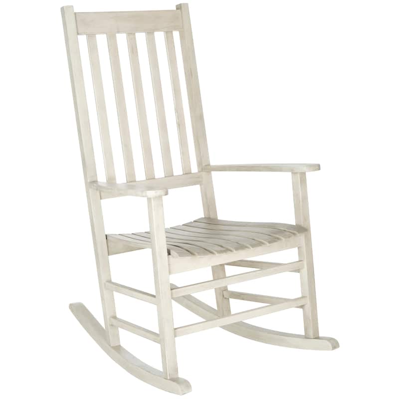 SAFAVIEH Outdoor Marilijn Acacia Wood Rocking Chair - 26W x 45D x 34H