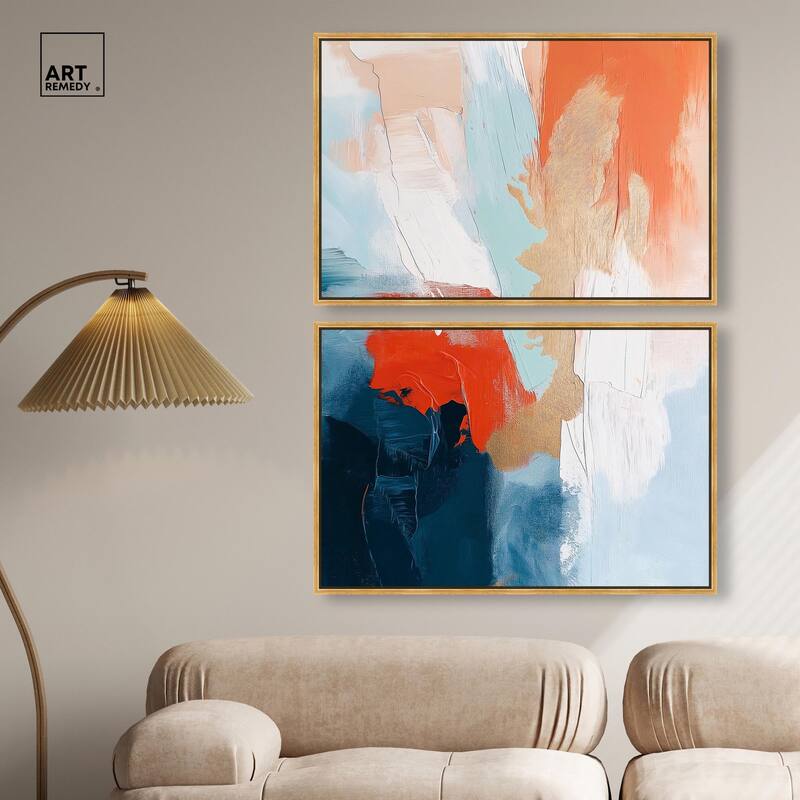 Bold and Bright II Canvas Set of 2 by Art Remedy