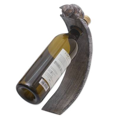 Handmade Wood bottle holder (indonesia)