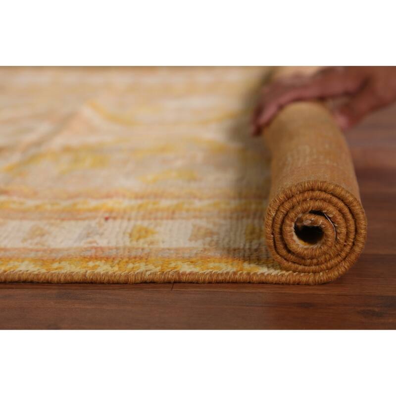 Hand Knotted Oriental 100% Wool Carpet Tribal Geometric Brown Gabbeh Area Rug - 5' 11'' X 3' 1''