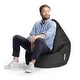 preview thumbnail 15 of 36, Sitting Point Oxford Fabric Brava Bean Bag Black