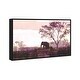 Oliver Gal 'Kandai Tree' Animals Wall Art Framed Canvas Print Zoo and ...