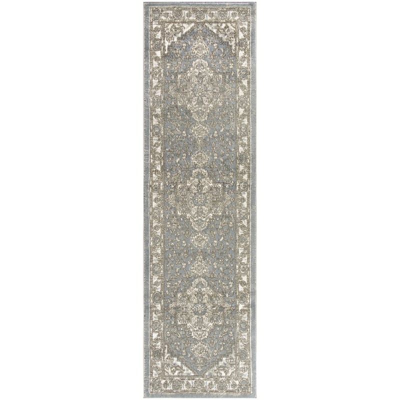 Nourison Concerto Classic Persian Medallion Area Rug. - 2' 2" x 6' - Blue
