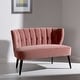 preview thumbnail 25 of 55, Becca Channel Tufted Settee by Jennifer Taylor Home