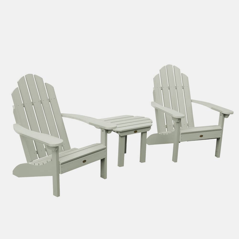 2 Classic Westport Adirondack Chairs and Side Table