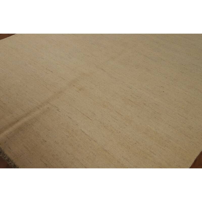 Modern Gabbeh Oriental Area Rug Handmade Wool Carpet - 6'6"x 9'6"