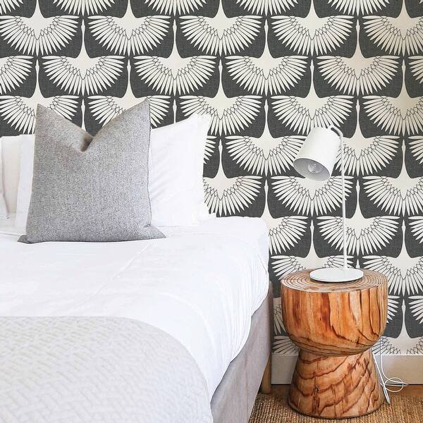 Feather Flock Peel And Stick Wallpaper On Sale Overstock 27543620 Besides good quality brands, you'll also find plenty of discounts when you shop for flock wallpaper room during big sales. feather flock peel and stick wallpaper