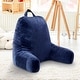 preview thumbnail 6 of 69, Cheer Collection Kids Memory Foam TV And Reading Pillow Navy