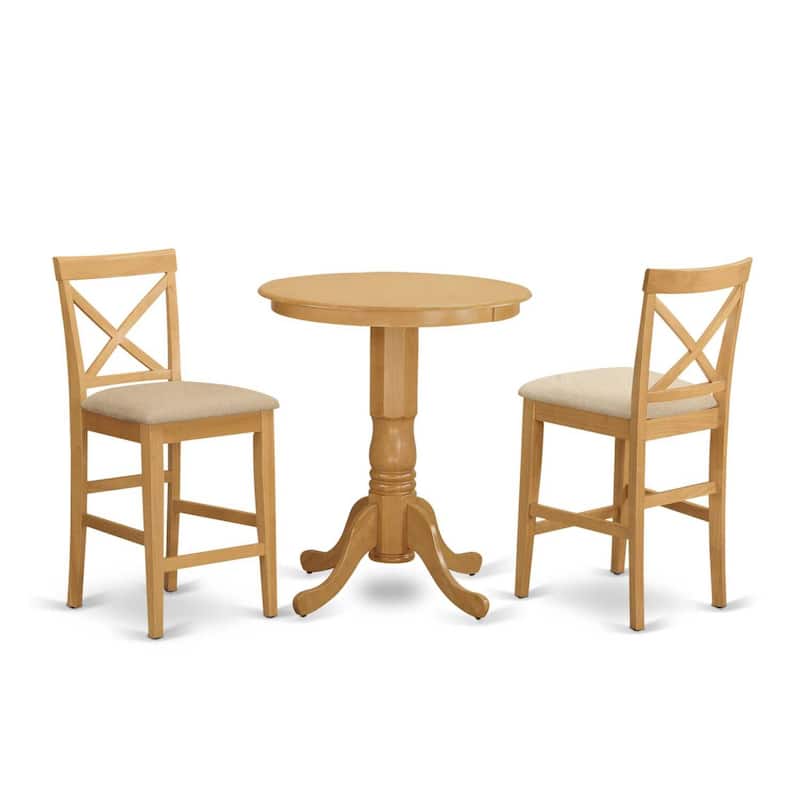 Counter Height Table Set - Dinette Chairs & Pub Table - Modern Kitchen Dining Set