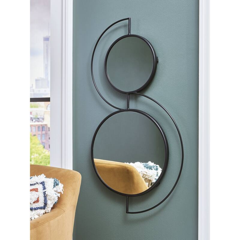Signature Design by Ashley Shayham Black Accent Mirror - 21" W x 2" D x 40" H