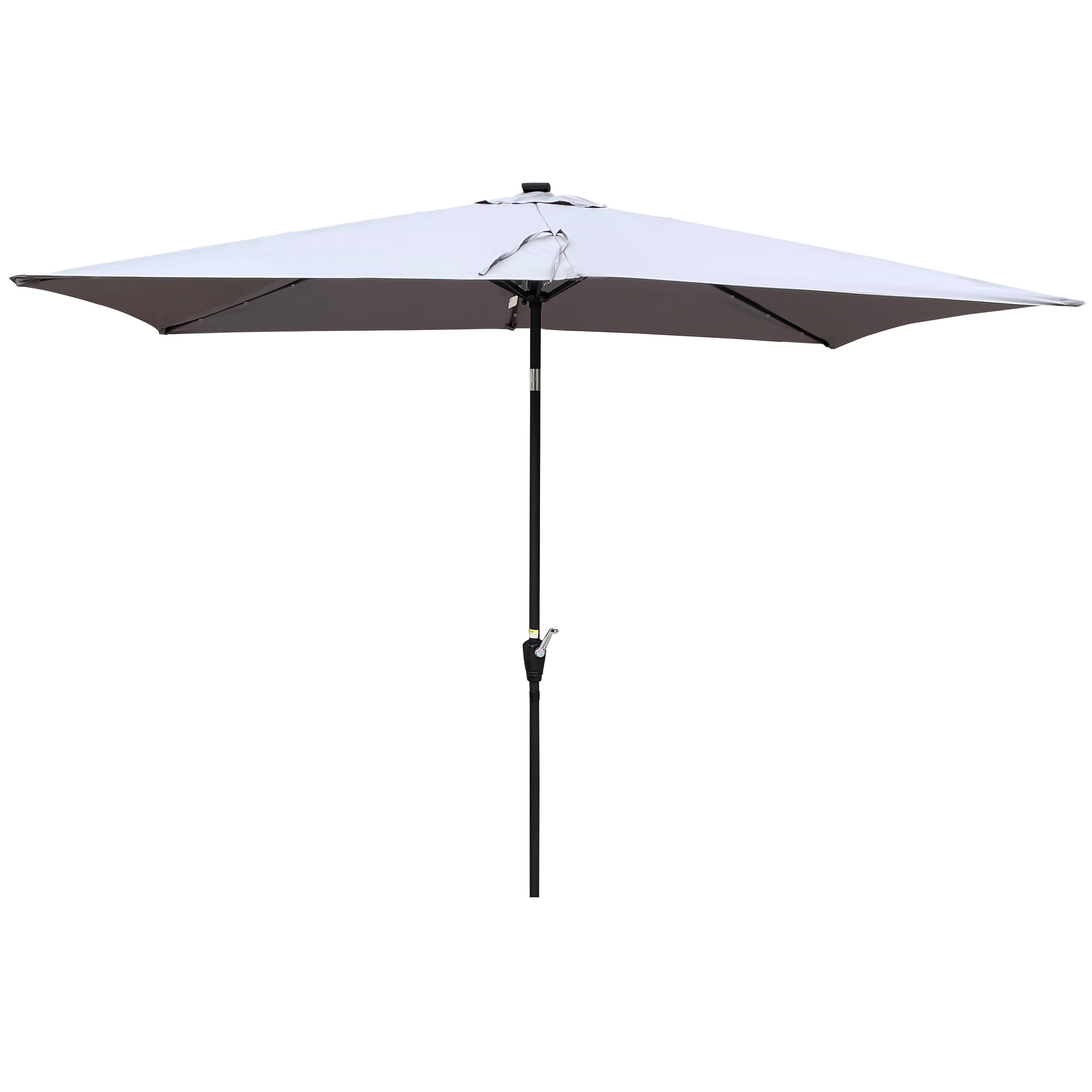 led patio umbrella amazon Square Solar Cantilever No electricity or power cord needed Mojia 10x10 FT Square Cantilever