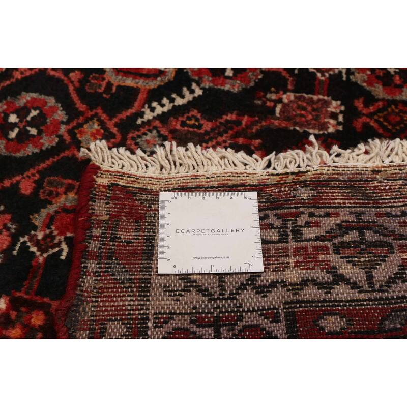 ECARPETGALLERY Hand-knotted Andelz Black Wool Rug - 3'7 x 12'10