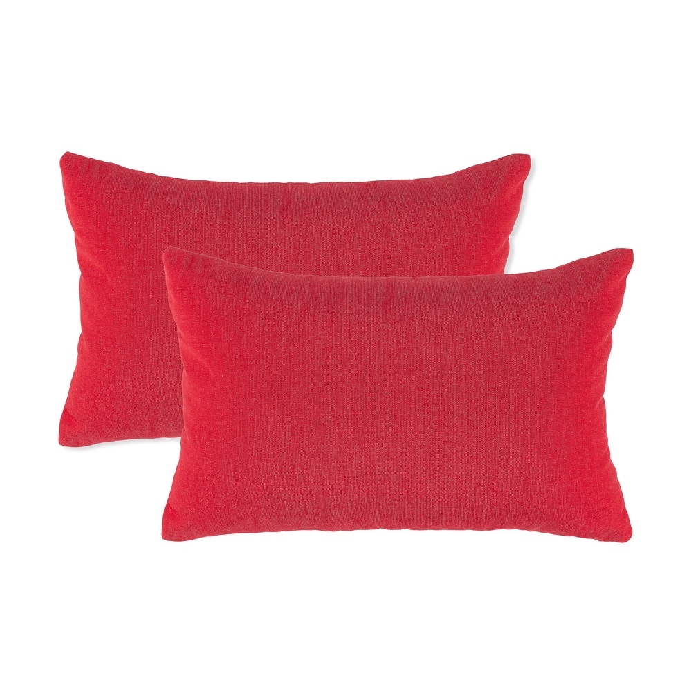 13" x 19” Rectangle Outdoor/Indoor zippered Pillow, (set of 2) By Austin Horn Classics