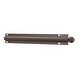 preview thumbnail 9 of 18, Rev-A-Shelf CVL-12-CR 12-Inch Extendable Metal Closet Valet Clothes Rod, Chrome - 1.1 Brown