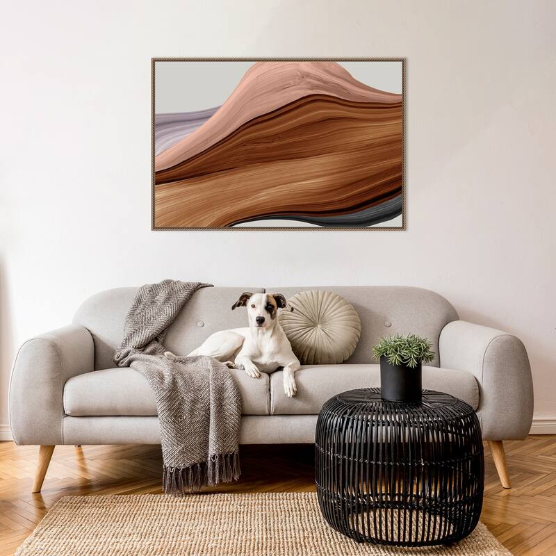 Veins of Oak No. 1 by PI Studio (41 x 28 in.), Framed Canvas Wall Art Print