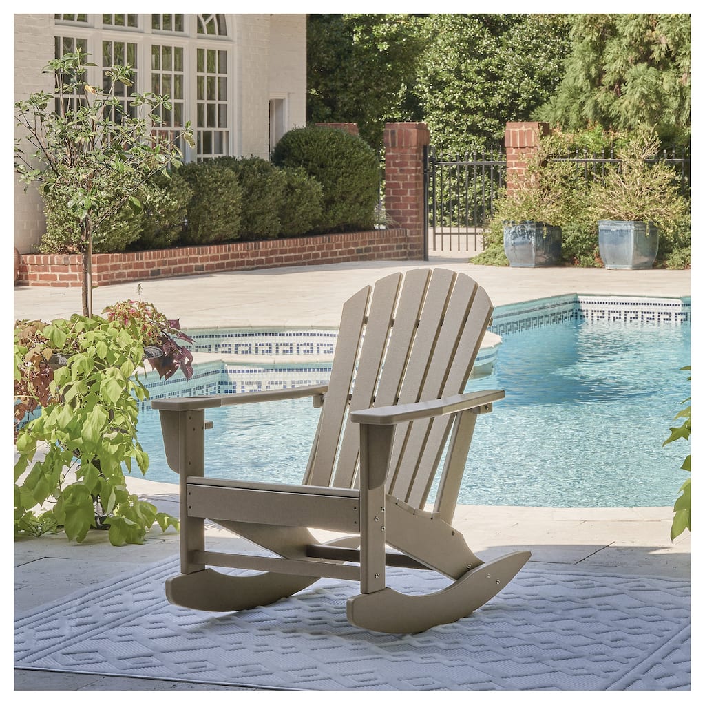Signature Design by Ashley Sundown Treasure Outdoor Rocking Chair - 31.25" W x 35.25" D x 37.13" H