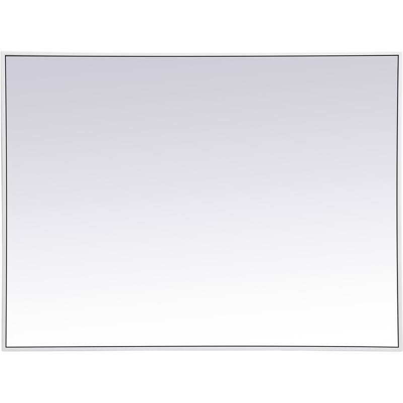 Elegant Lighting Eternity 30" x 40" Rectangular Beveled Metal Framed