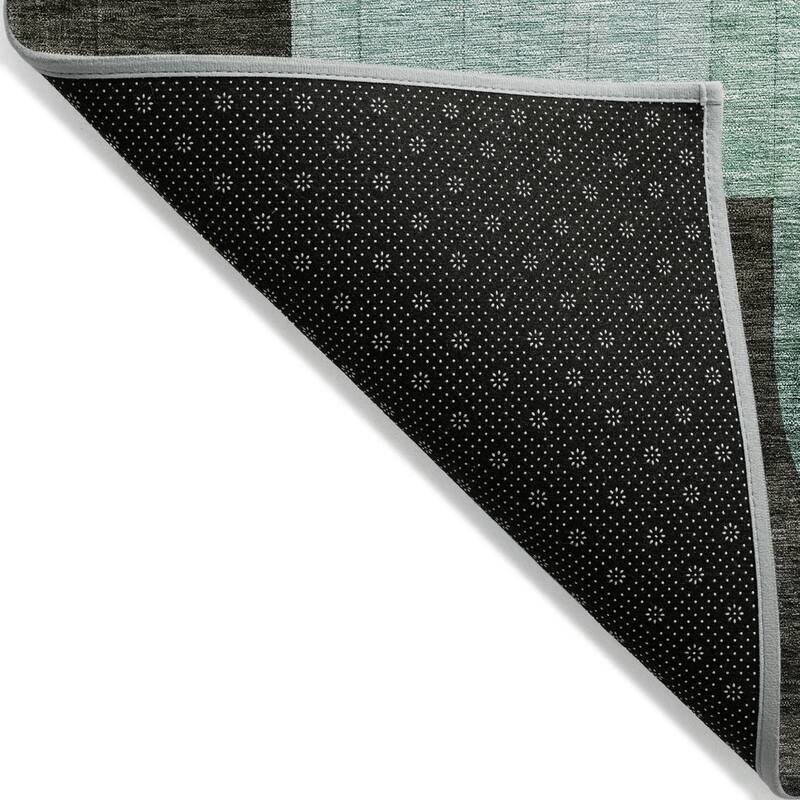 HomeRoots Abstract Transitional Rectangle Outdoor Rug